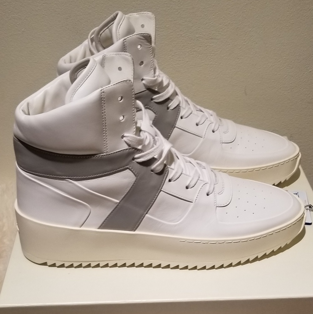 FEAR OF GOD White Basketball Sneakers